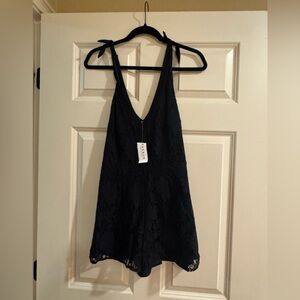 PacSun Black Lace Romper
